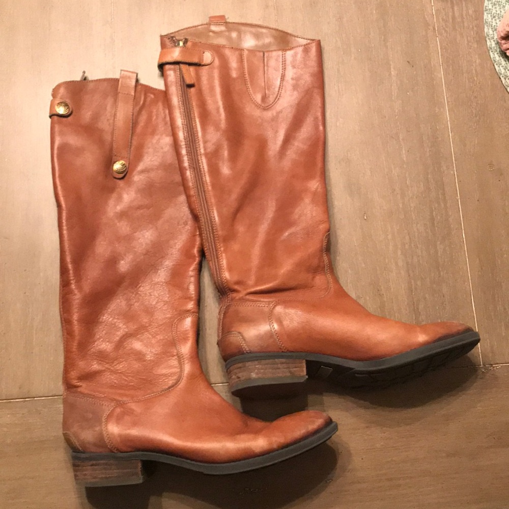 Sam Edelman Brown Leather Boots